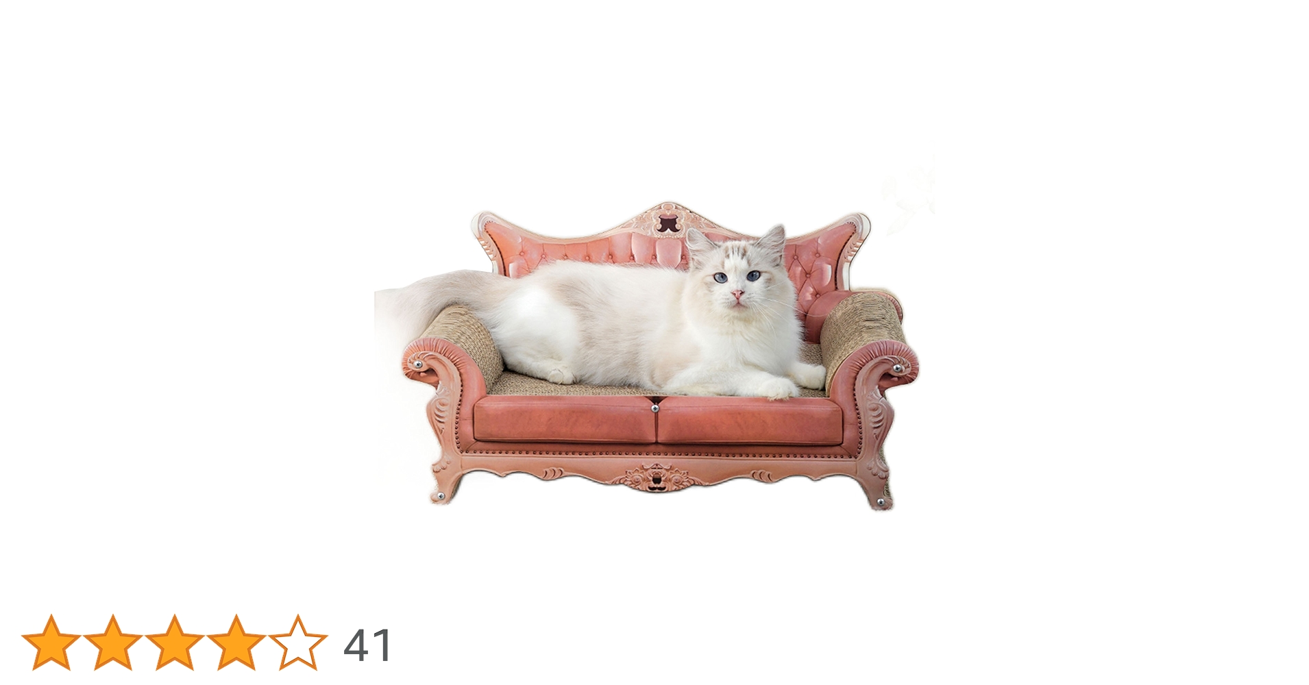 猫用エレガントソファ 大きい クリーム色 猫用ソファ エレガント クリーム色 大きい 猫用ソファ